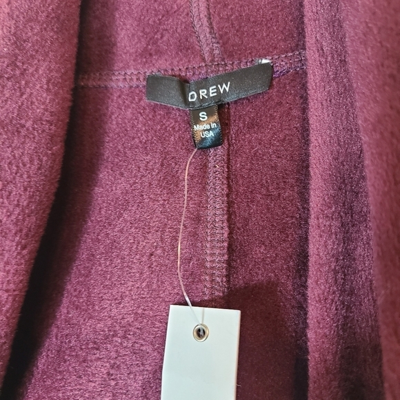 Anthropologie Drew Open Front Knit Cardigan Sweater Small Cozy Purple NWT - Picture 8 of 8